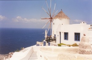 Windmühle Santorini